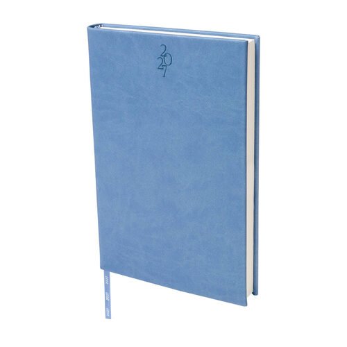 AGENDA DIARIA CLÁSICA 2027 AZUL CIELO