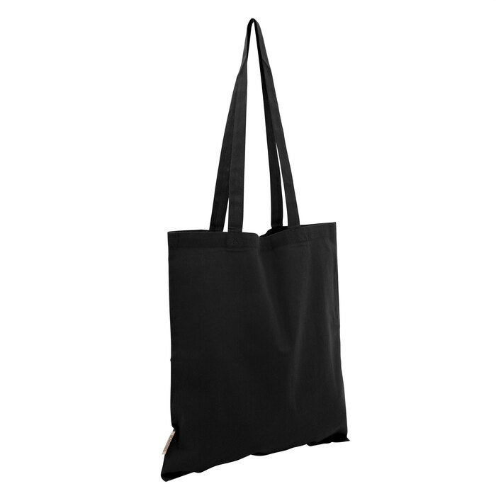 Bolsa de algodón "RECOTI FULL COLOR" Negro