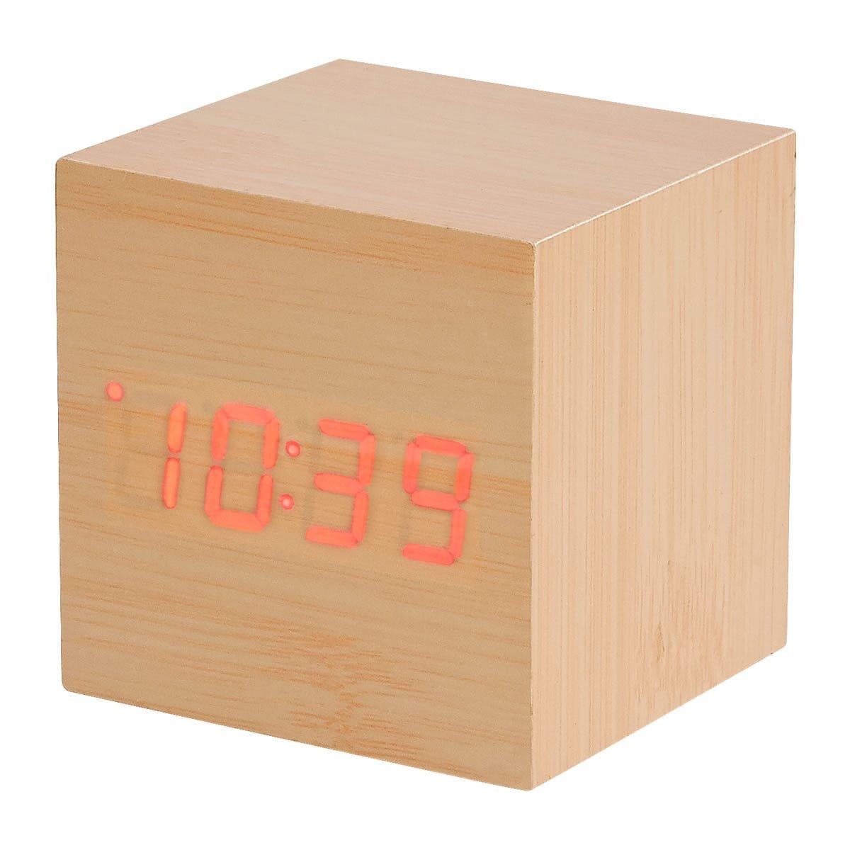 RELOJ TIME CUBE BEIGE
